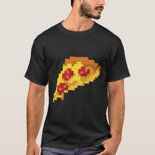 Pixel Pizza 80s Video Game Retro 8-bit Halloween C T-Shirt