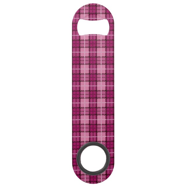Pixel Plaid_Magenta-Black (Front)