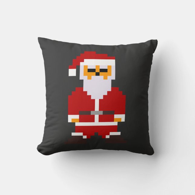 Pixel Pose Santa Claus Cushion (Front)