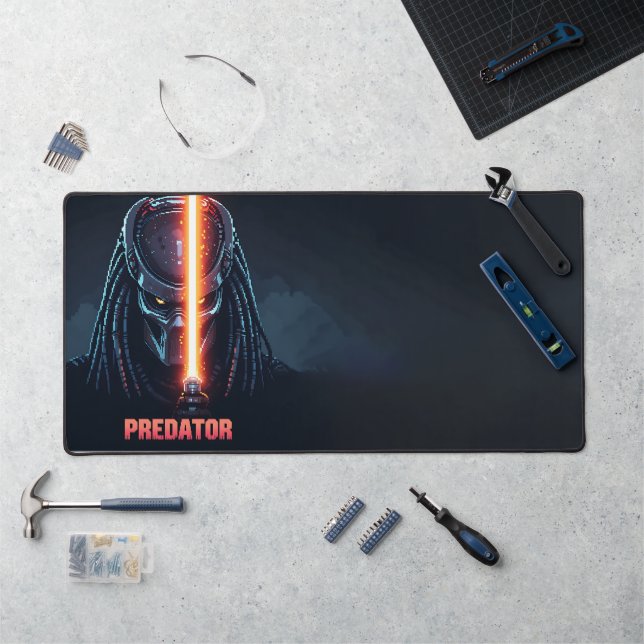 Pixel PredaKnight: The Hunter's Blade Desk Mat (Workstation)