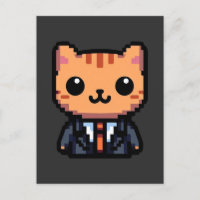 Pixel Purrfection Cat