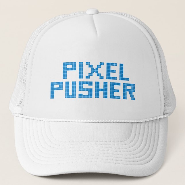 Pixel Pusher  Trucker Hat (Front)
