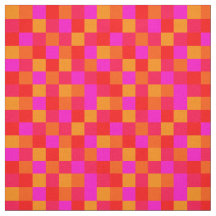 Pixel Red Orange Pink Color Pattern