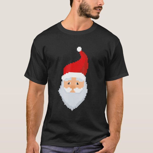 Pixel  Santa T-Shirt (Front)