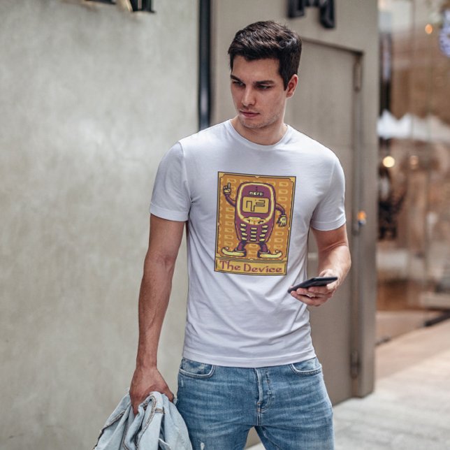 Pixel Tarot Card Cellphone T-Shirt (Creator Uploaded)