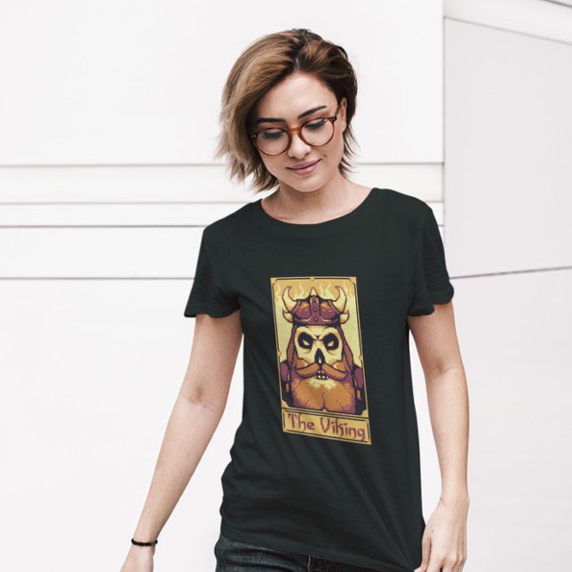 Pixel Tarot Card Viking T-Shirt (Creator Uploaded)