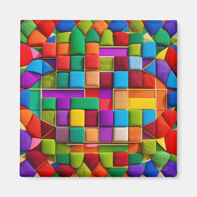 Pixel Tiles Magnet (Front)