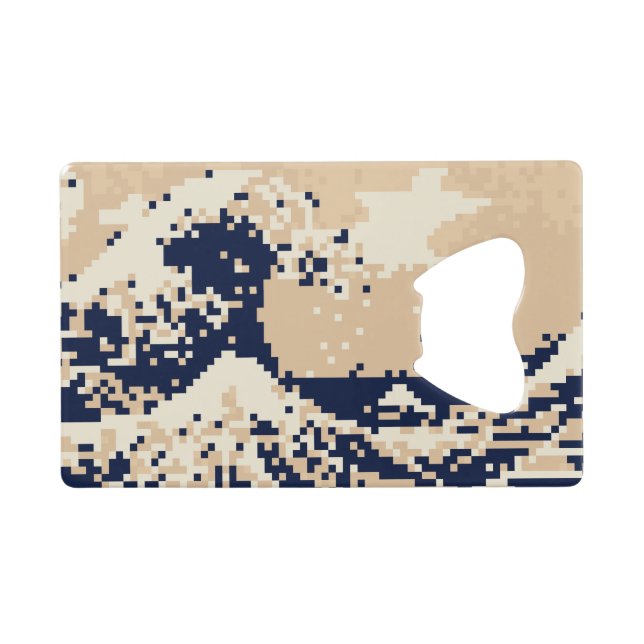 Pixel Tsunami 8 Bit Pixel Art (Back Horizontal)