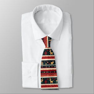 Pixel-Weihnachtssweater Tie