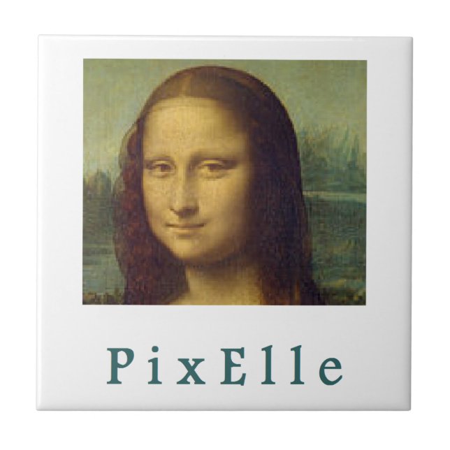 Pixel woman tile (Front)