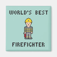 Pixel World's Best Firefighter