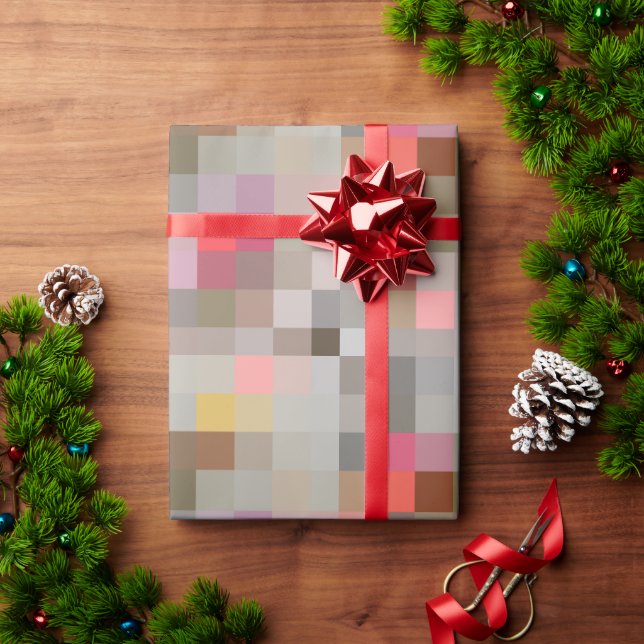 pixel wrapping paper (Holiday Gift)