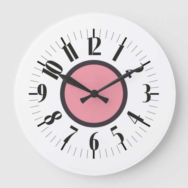 PIXELAT FIRST SERIES LEX by Masanser Large Clock (Front)