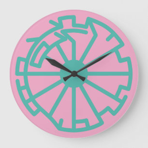 Pixelat prime max chained numbers by Masanser Large Clock