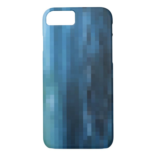 Pixelated Blues Case-Mate iPhone Case (Back)