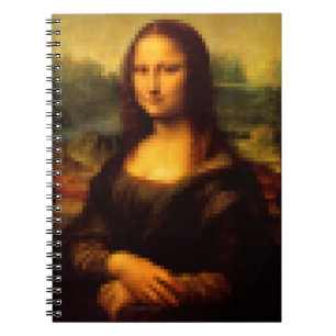 Pixelated Mona Lisa Spiral Notebook