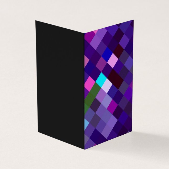 Pixelated Pattern - Purple (Outside)
