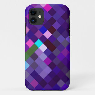 Pixelated Pattern - Purple Case-Mate iPhone Case