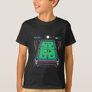 Pixelated Pot 8-bit Billiards  T-Shirt