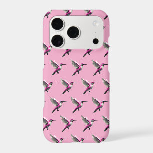 Pixeled Pink Hummingbird