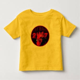 Pixelised Rooster Chinese New Year 2017 Y Kid Tee