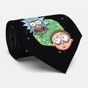Pixelverse Rick and Morty Portal Graphic Tie