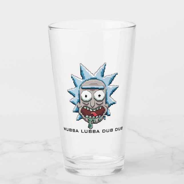 Pixelverse Rick Drooling Head Glass (Front)