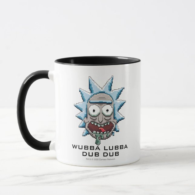Pixelverse Rick Drooling Head Mug (Left)