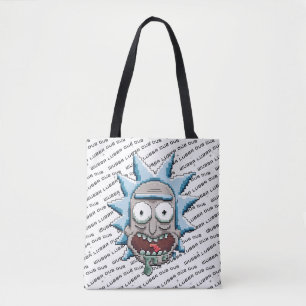 Pixelverse Rick Drooling Head Tote Bag