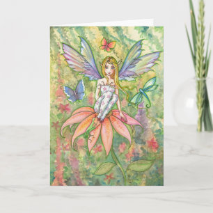 Pixie Blossom Flower Garden Fairy Card