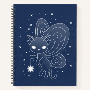 Pixie Cat - Fairy Wings Kitty Notebook