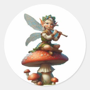 Pixie  classic round sticker