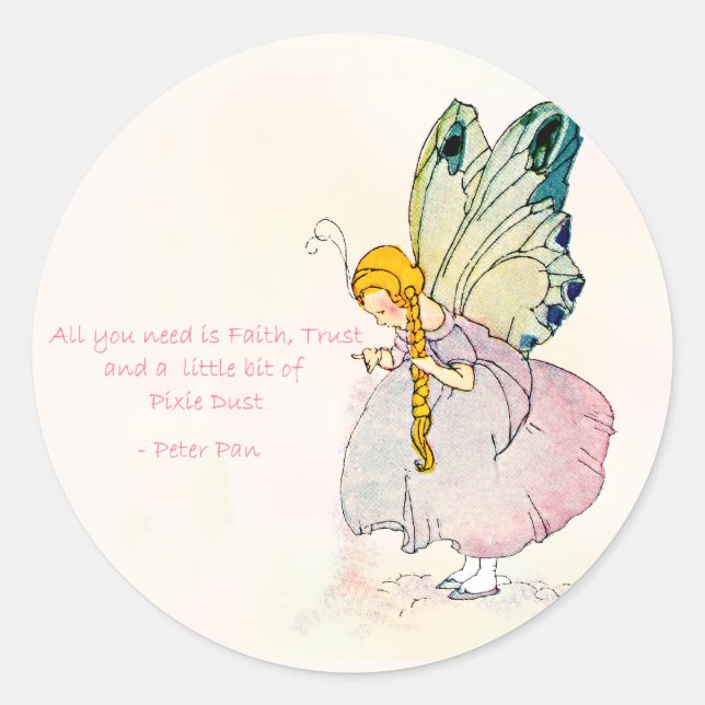 Pixie Dust Faerie Stickers (Front)