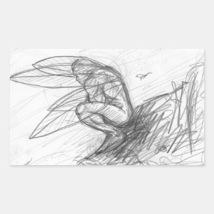 Pixie Dust in the Wind Rectangular Sticker