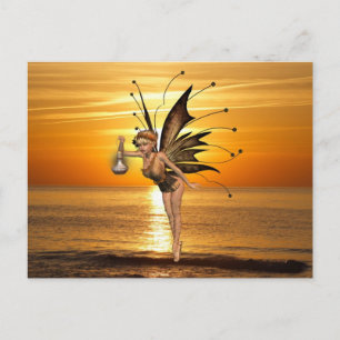 Pixie Lantern Postcard