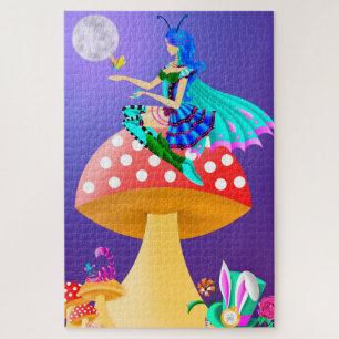 Pixie on Mushroom Jigsaw Puzzle
