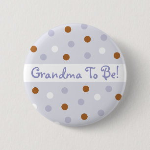 Pixie Polka Dot Grandma To Be Pin