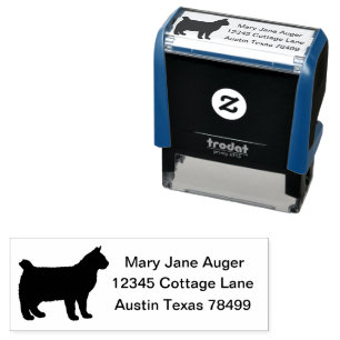 Pixiebob Cat Personalised Self-inking Stamp