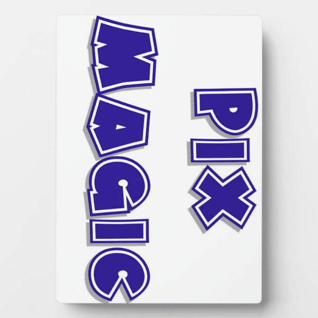 PixMagic Custom Photo w/easel  7x5 Plaque (Front)