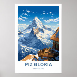 Piz Gloria Switzerland Travel Print