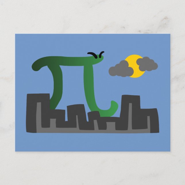 Pizilla Postcard (Front)