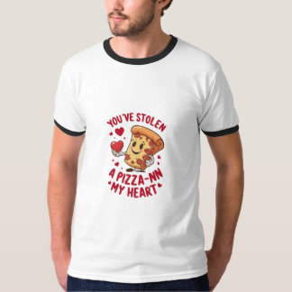 Pizz nn my heart T-shirt