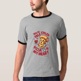 Pizz nn my heart T-shirt