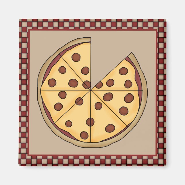 pizza 1 magnet (Front)
