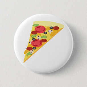 Pizza 6 Cm Round Badge