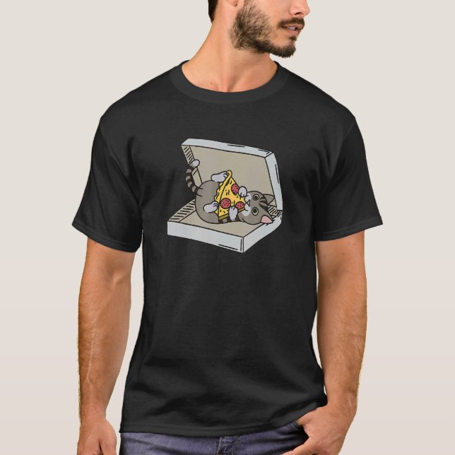Pizza  Abby Cat Pet T-Shirt (Front)