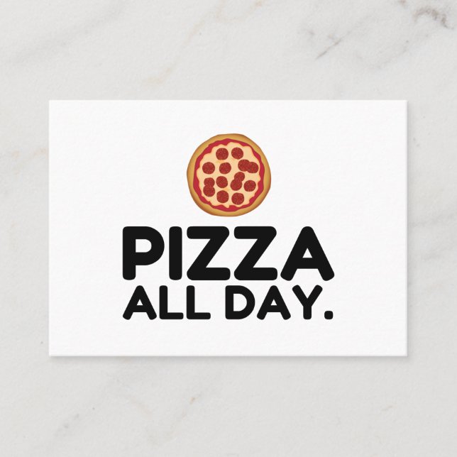 PIZZA ALL DAY BUSINESS CARD (Front)