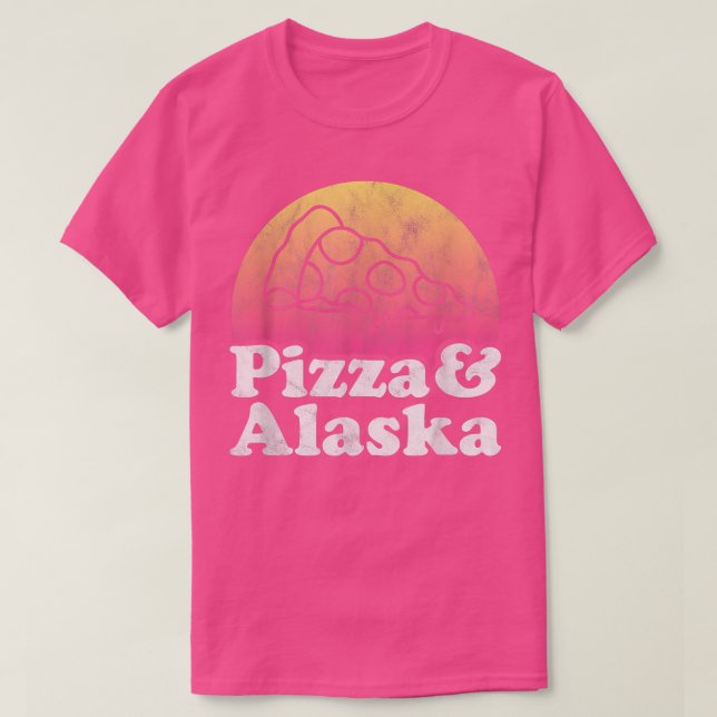Pizza and Alaska T-Shirt (Design Front)