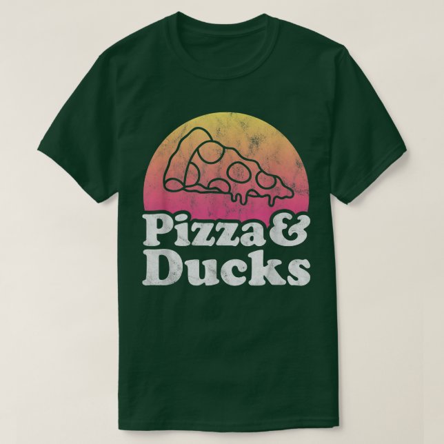 Pizza And Ducks Or Duck 13782922 T-Shirt (Design Front)