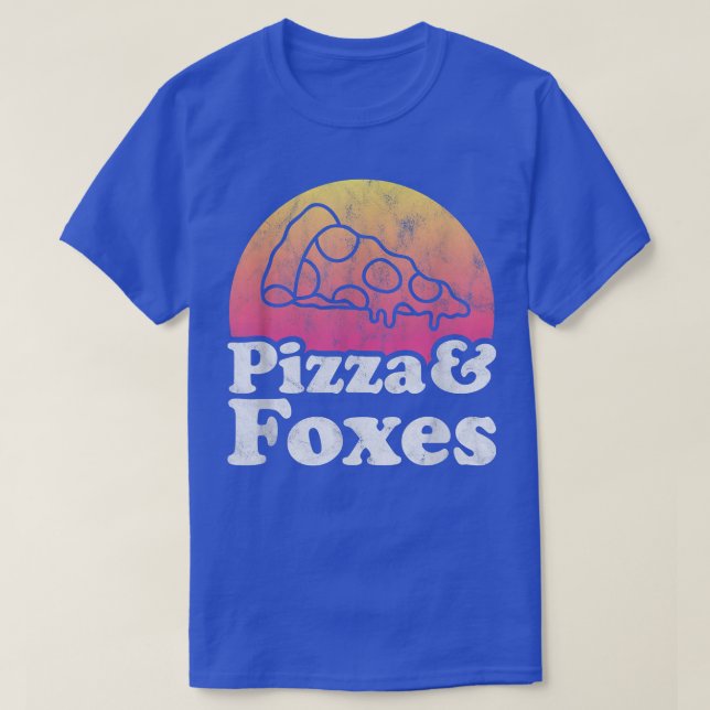 Pizza And Foxes Or Fox 13832927 T-Shirt (Design Front)